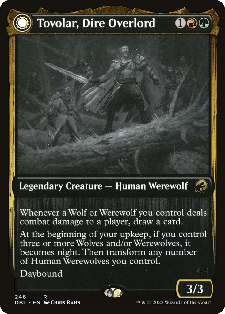 Tovolar, Dire Overlord // Tovolar, the Midnight Scourge · Innistrad: Double Feature