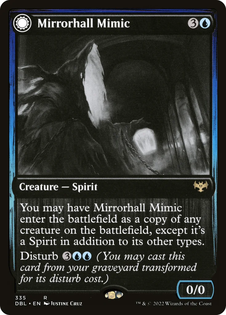 Mirrorhall Mimic // Ghastly Mimicry · Innistrad: Double Feature
