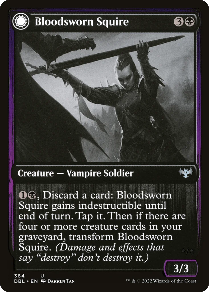 Bloodsworn Squire // Bloodsworn Knight · Innistrad: Double Feature