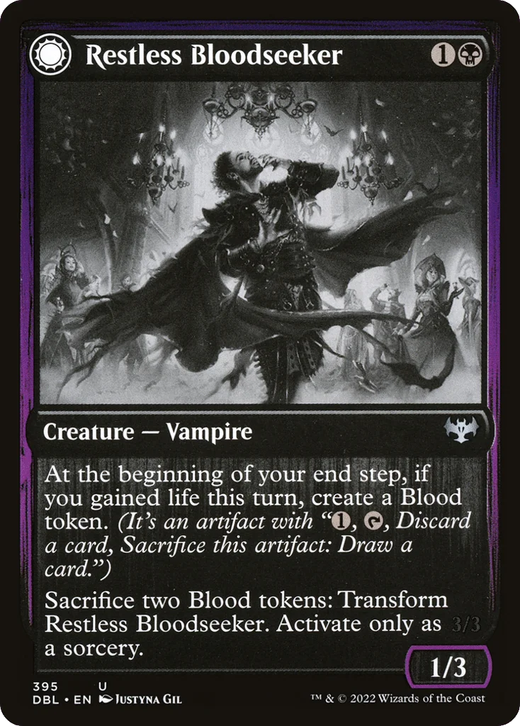Restless Bloodseeker // Bloodsoaked Reveler · Innistrad: Double Feature