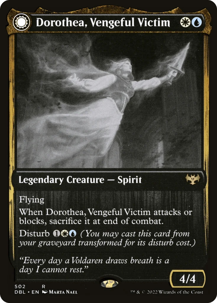 Dorothea, Vengeful Victim // Dorothea's Retribution · Innistrad: Double Feature