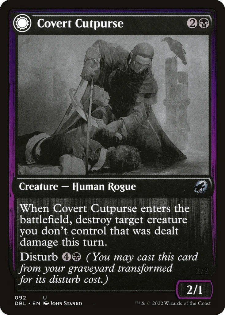 Covert Cutpurse // Covetous Geist · Innistrad: Double Feature