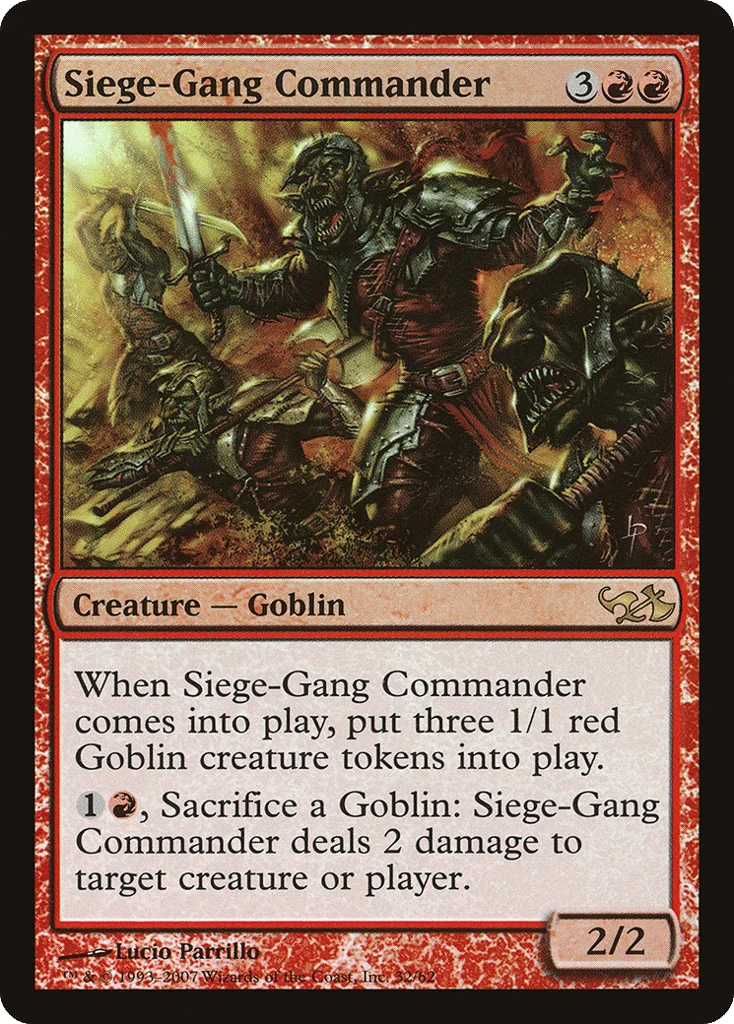 Siege-Gang Commander · Duel Decks: Elves vs. Goblins