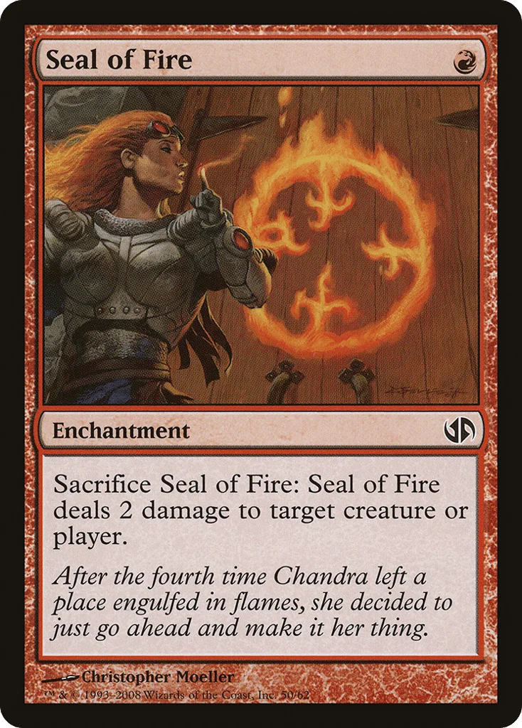 Seal of Fire · Duel Decks: Jace vs. Chandra
