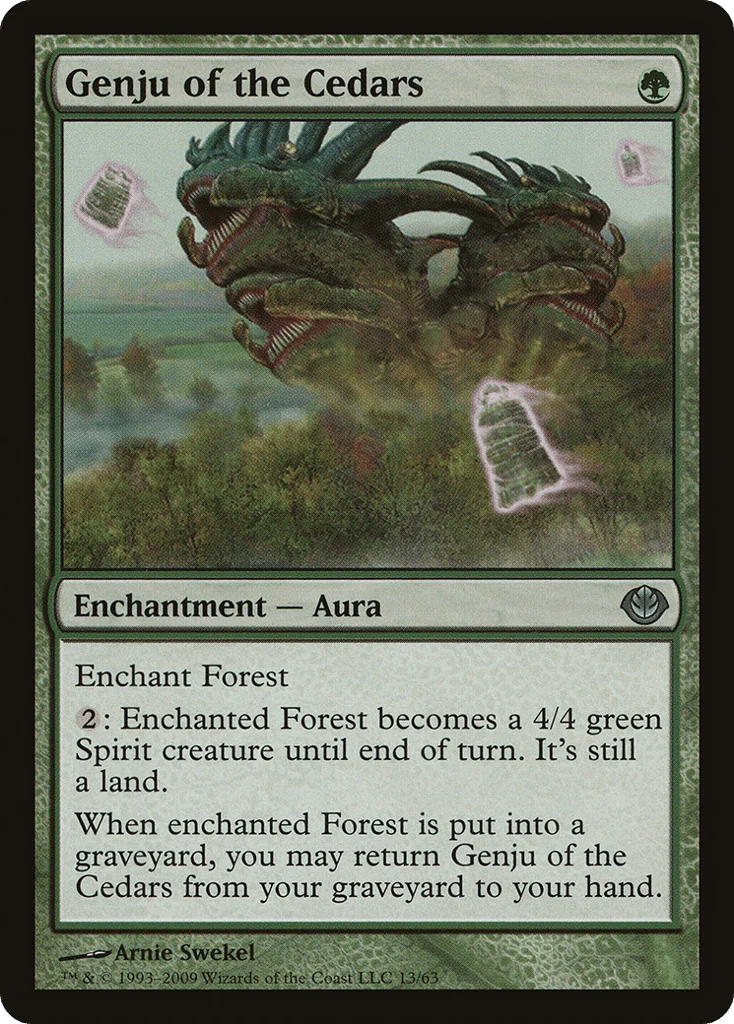 Genju of the Cedars · Duel Decks: Garruk vs. Liliana