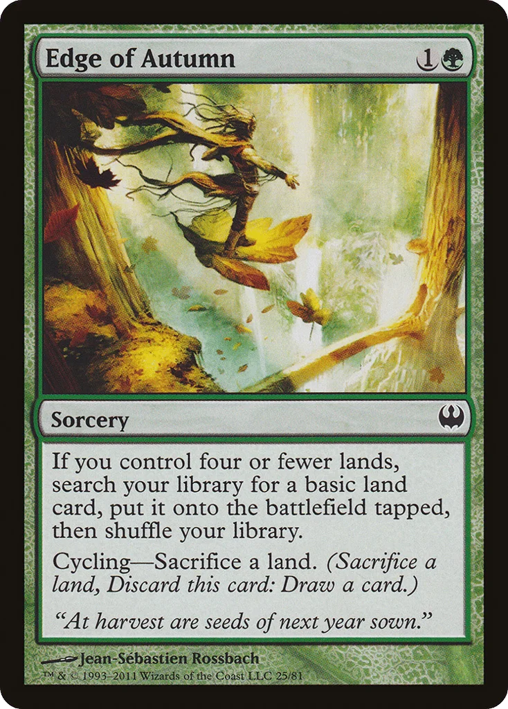 Edge of Autumn · Duel Decks: Knights vs. Dragons
