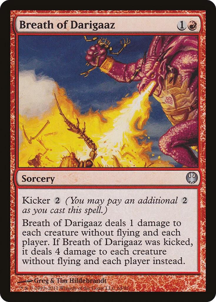 Breath of Darigaaz · Duel Decks: Knights vs. Dragons
