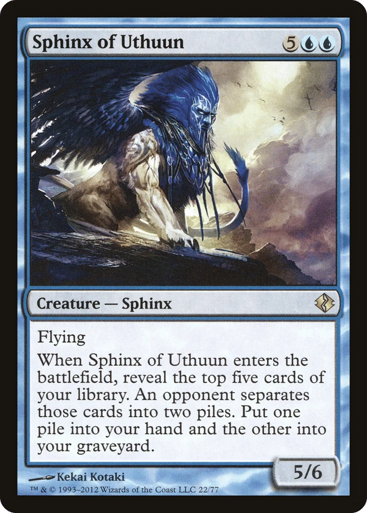 Sphinx of Uthuun · Duel Decks: Venser vs. Koth