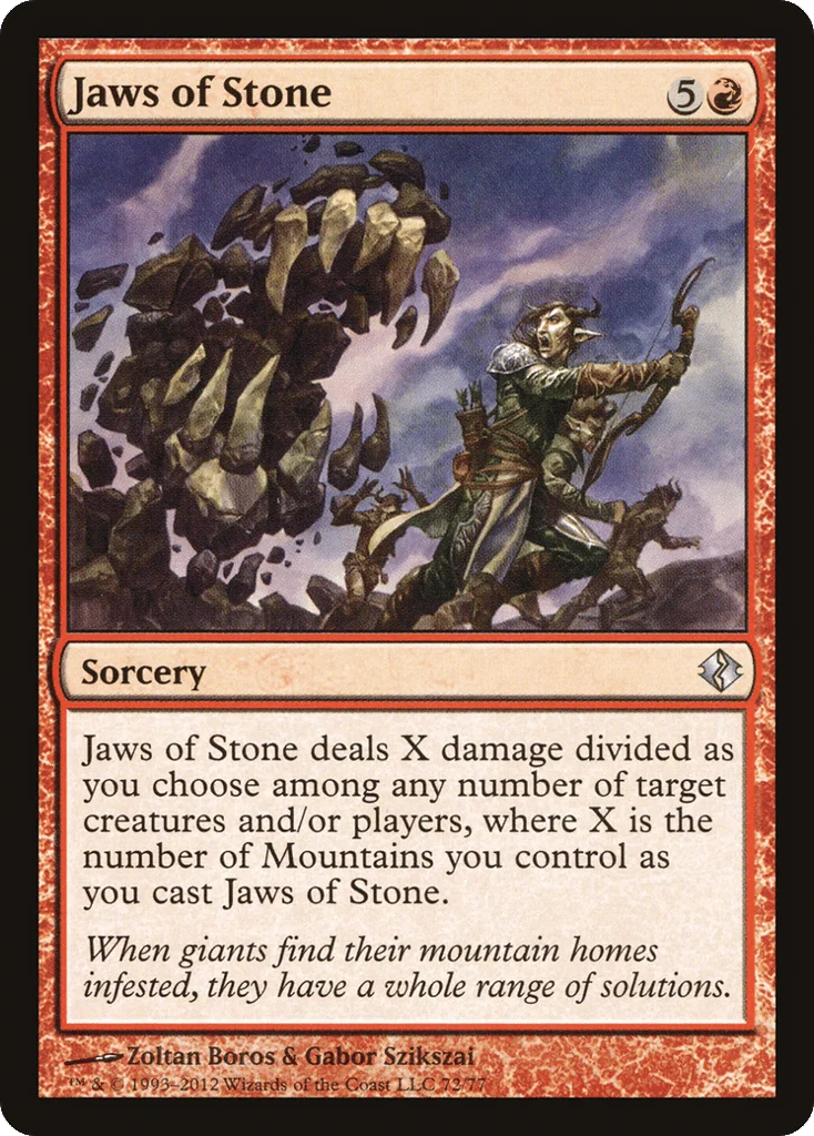 Jaws of Stone · Duel Decks: Venser vs. Koth