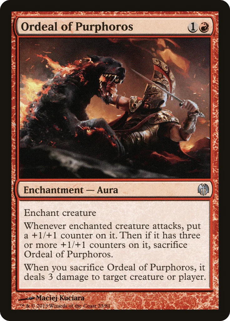 Ordeal of Purphoros · Duel Decks: Heroes vs. Monsters