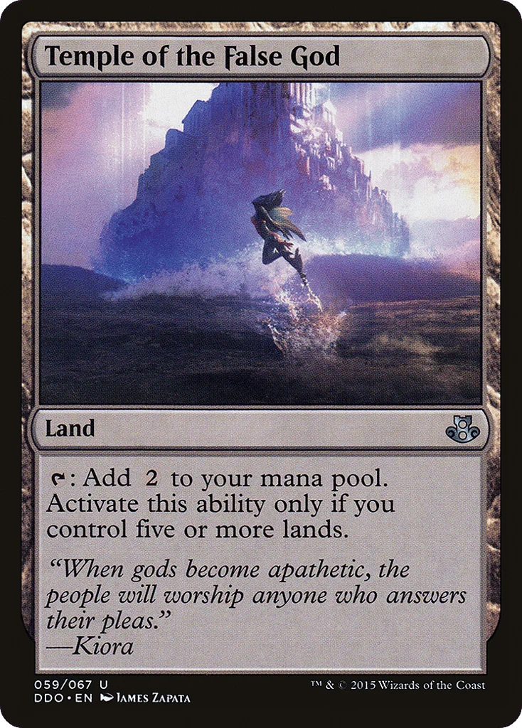 Temple of the False God · Duel Decks: Elspeth vs. Kiora