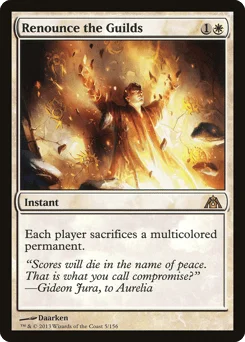 Renounce the Guilds
