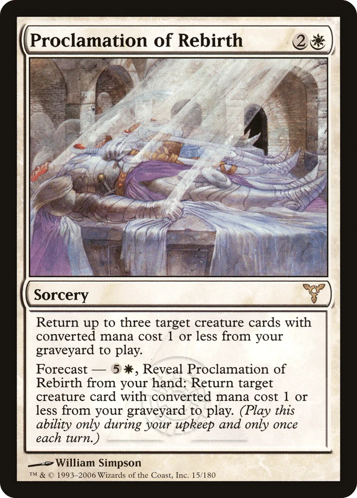 Proclamation of Rebirth · Dissension