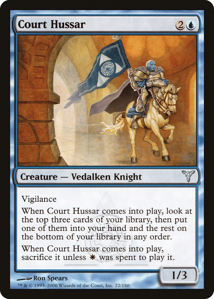 Court Hussar · Dissension