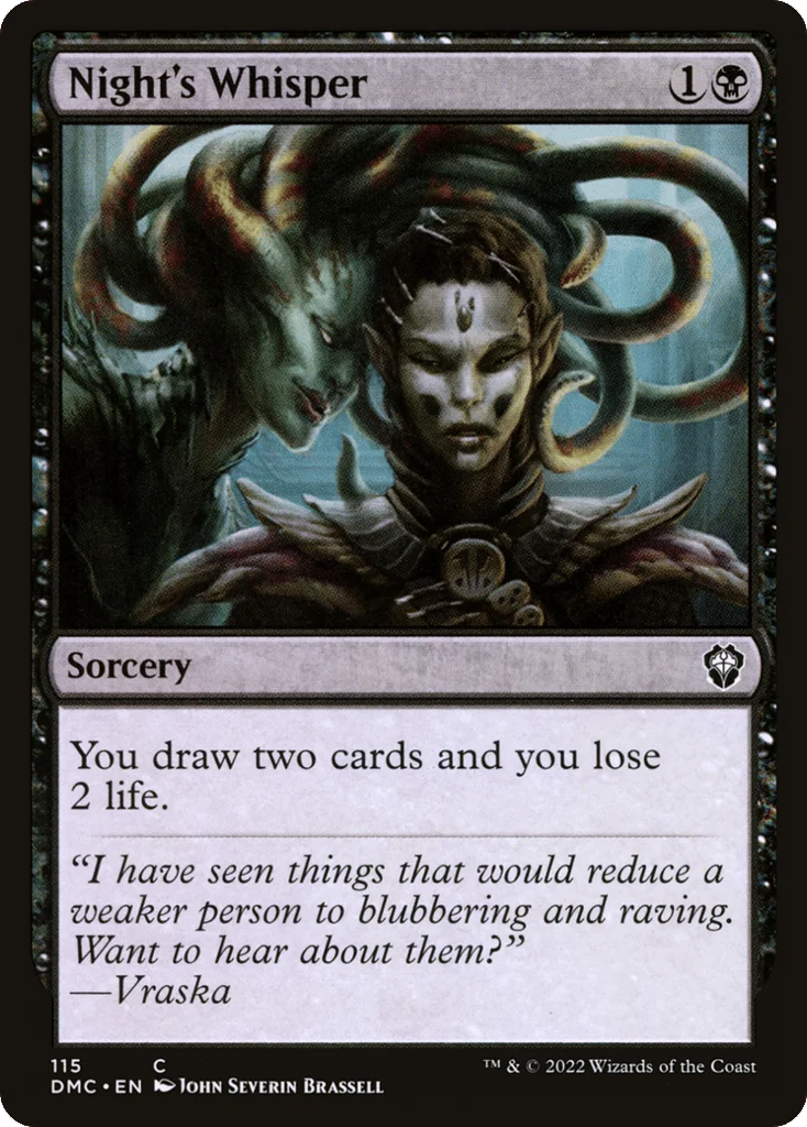 Night's Whisper · Dominaria United Commander