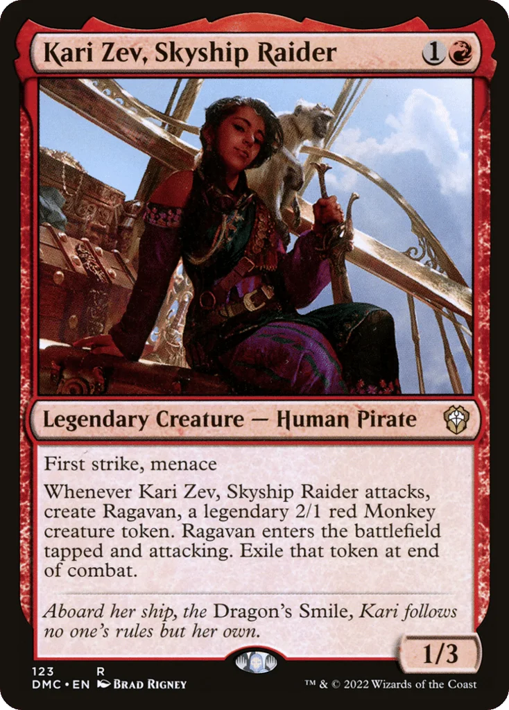 Kari Zev, Skyship Raider · Dominaria United Commander