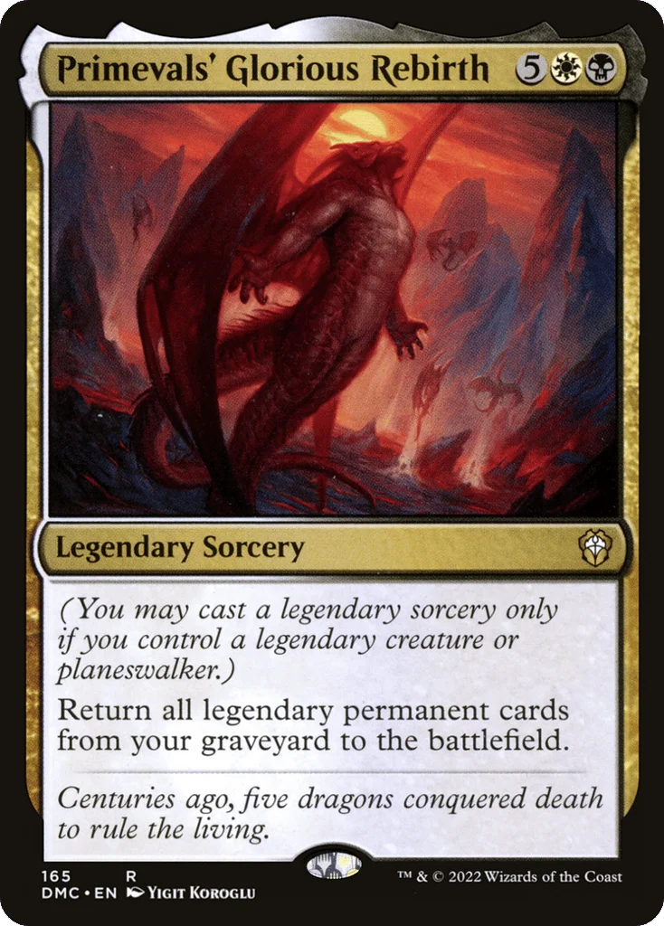 Primevals' Glorious Rebirth · Dominaria United Commander