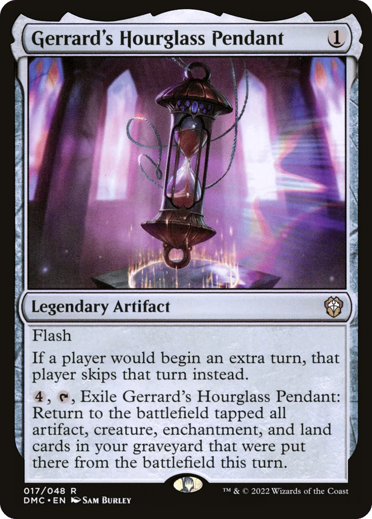Gerrard's Hourglass Pendant · Dominaria United Commander
