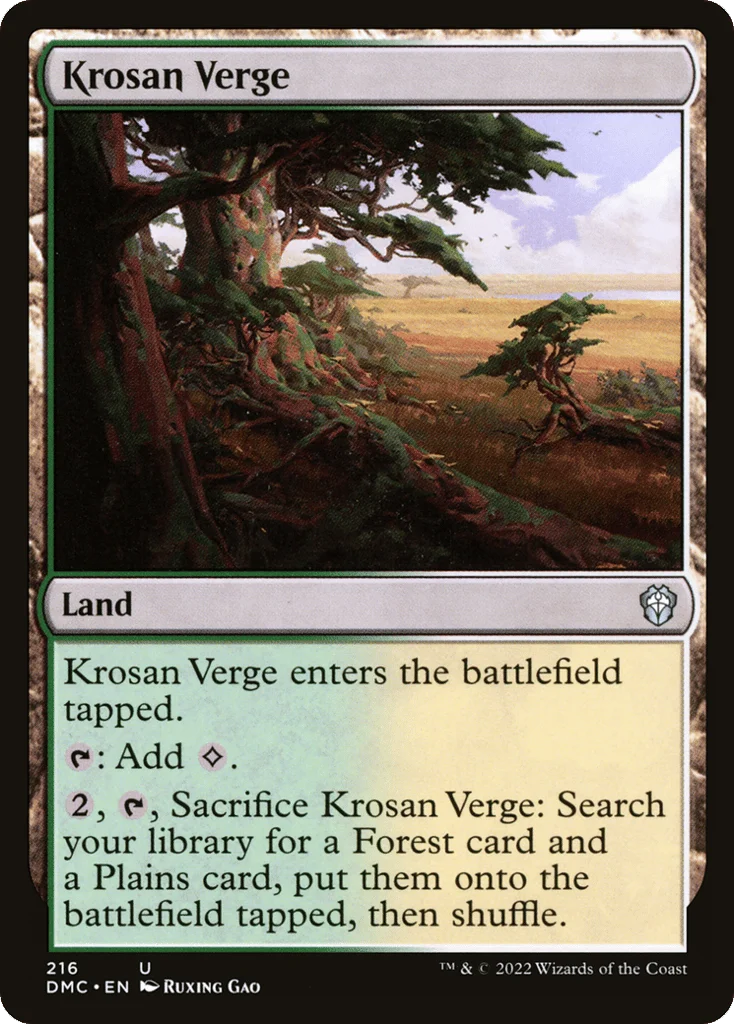 Krosan Verge · Dominaria United Commander