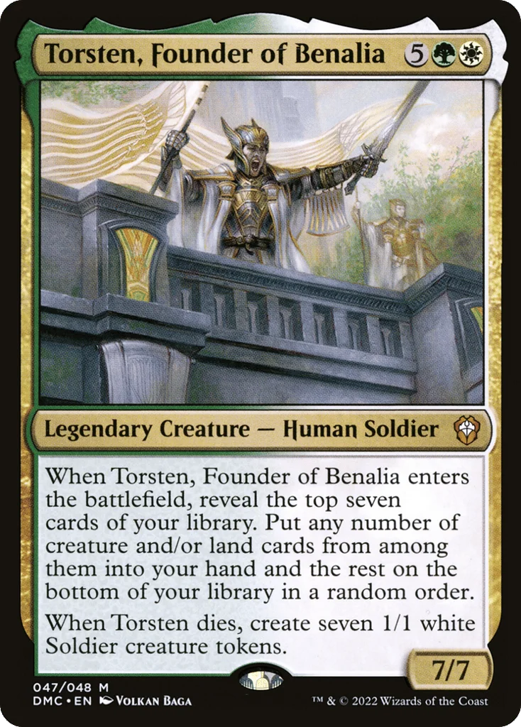 Torsten, Founder of Benalia · Dominaria United Commander