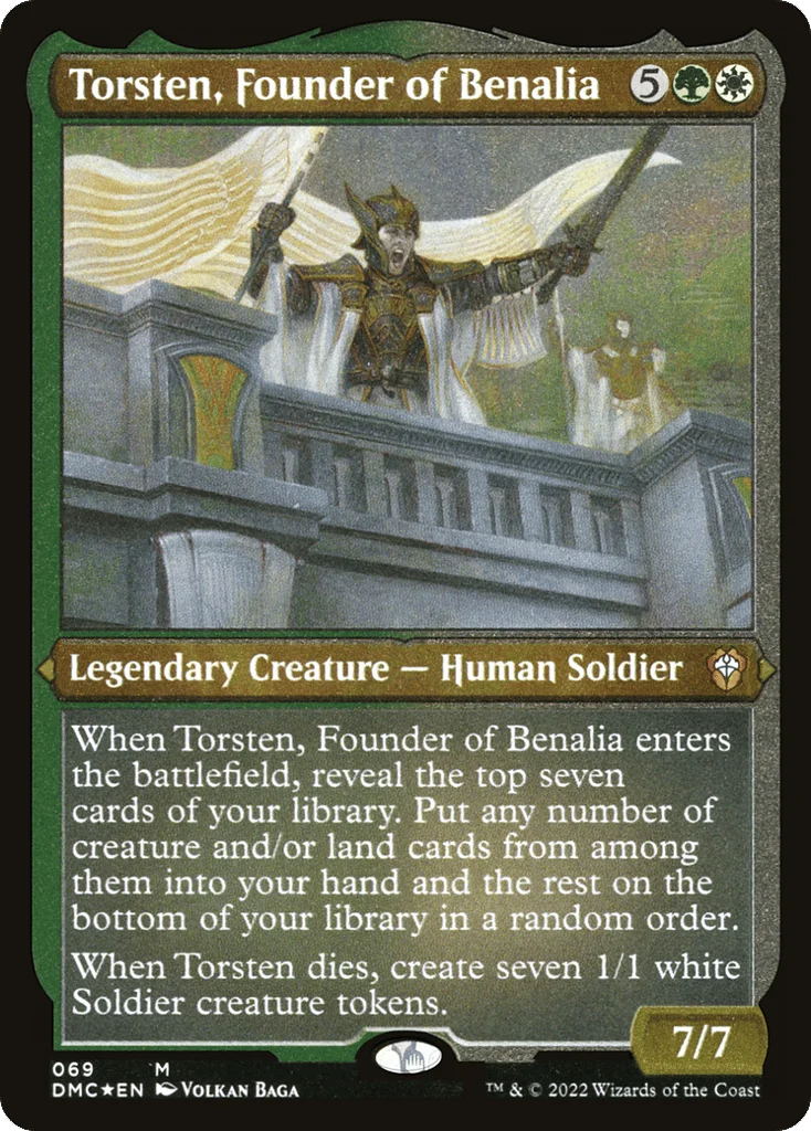 Torsten, Founder of Benalia · Dominaria United Commander