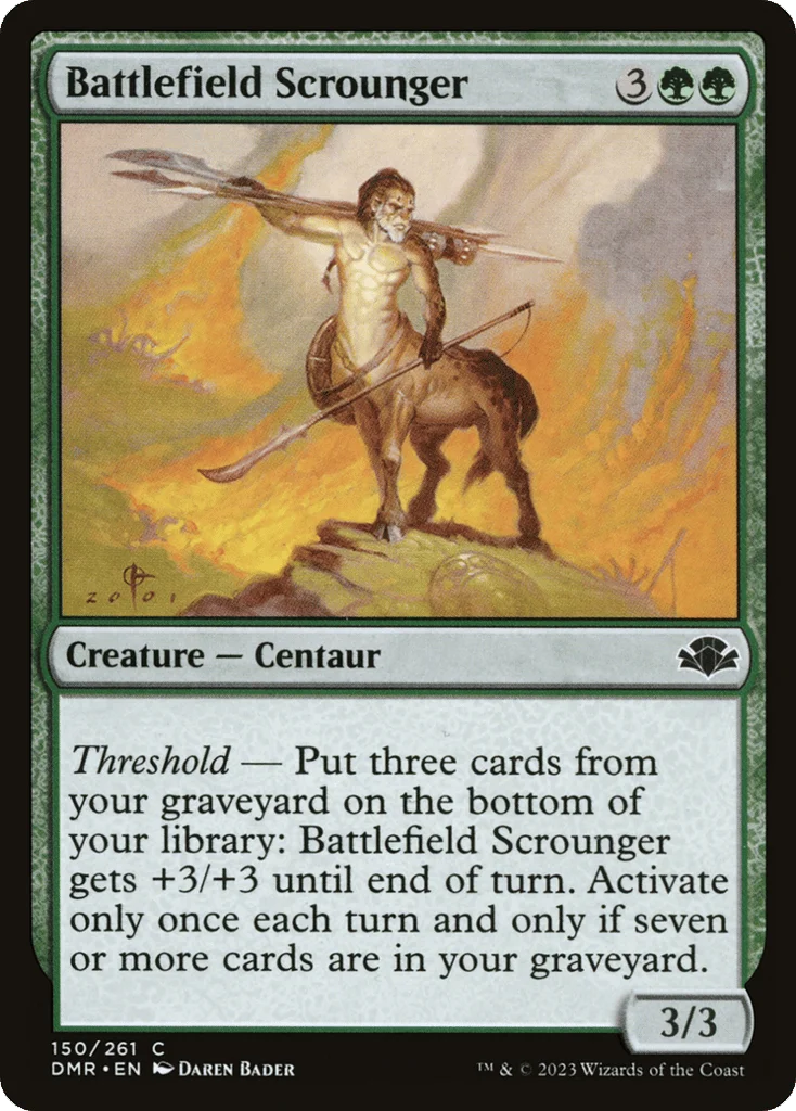 Battlefield Scrounger · Dominaria Remastered