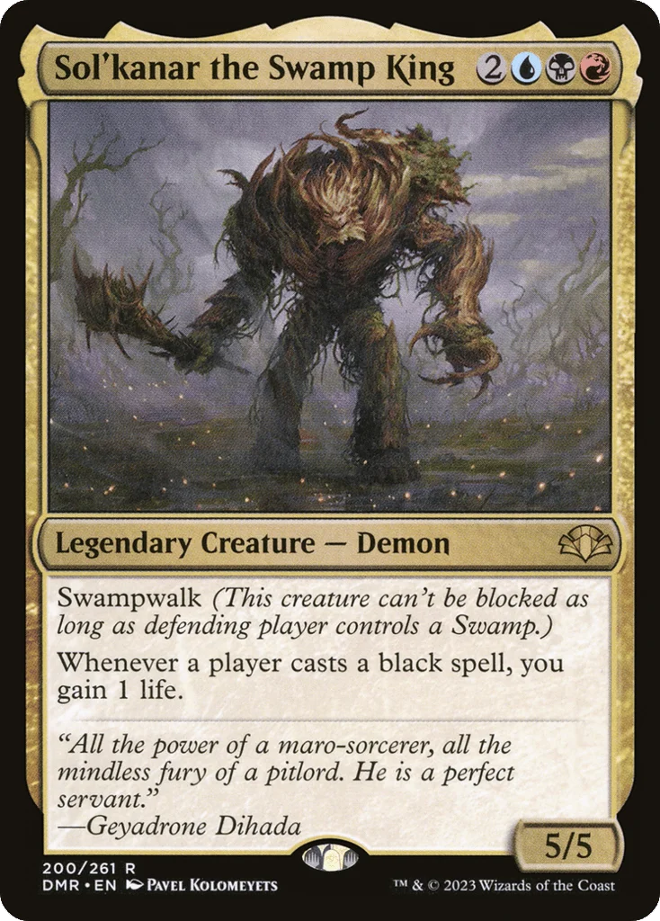 Sol'kanar the Swamp King · Dominaria Remastered