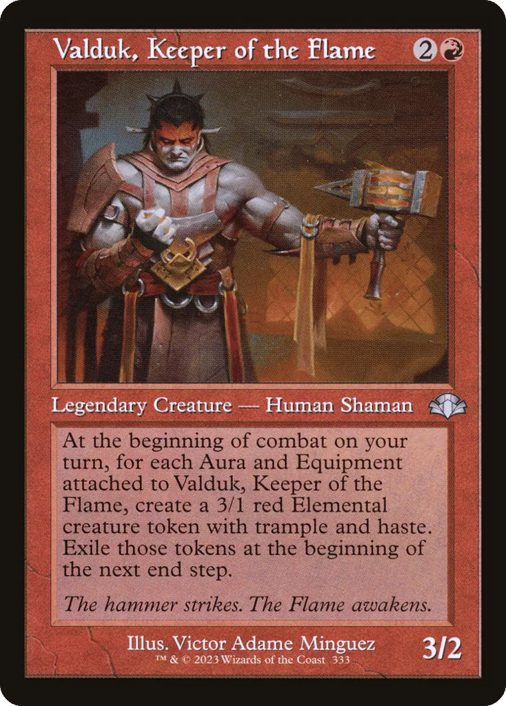 Valduk, Keeper of the Flame · Dominaria Remastered