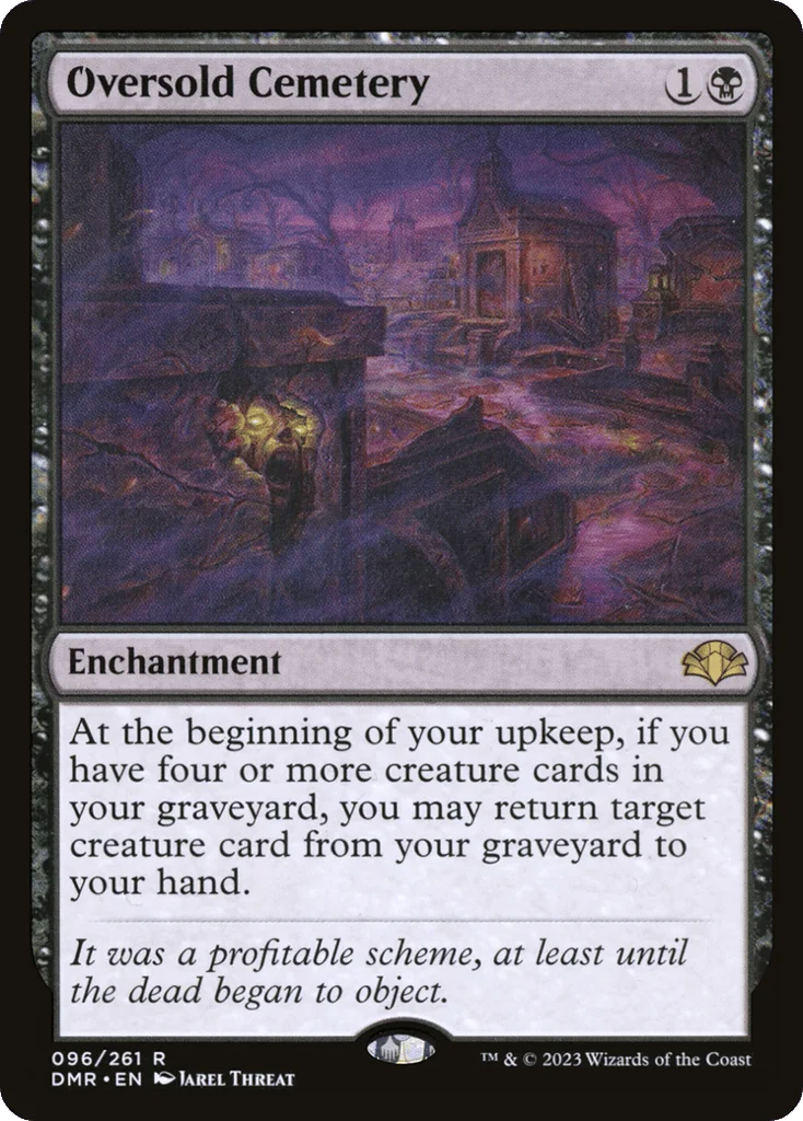 Oversold Cemetery · Dominaria Remastered