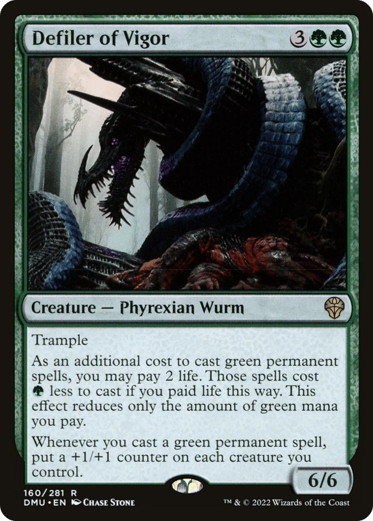 Defiler of Vigor · Dominaria United