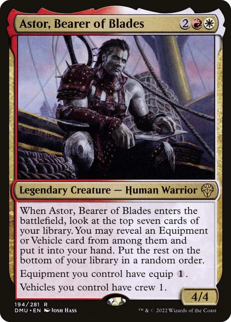 Astor, Bearer of Blades · Dominaria United