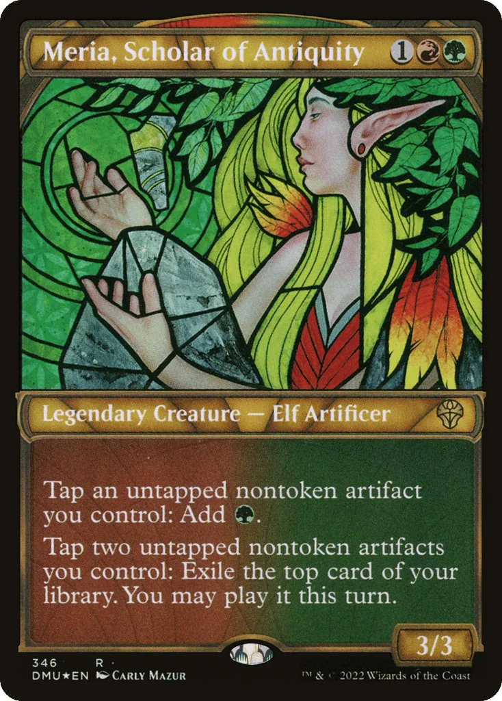 Meria, Scholar of Antiquity · Dominaria United