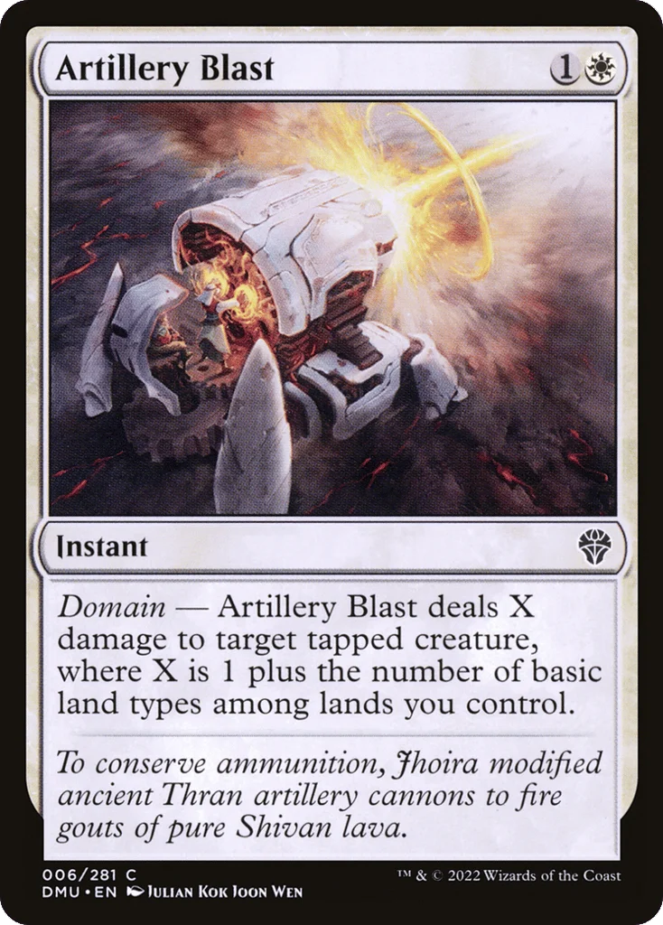 Artillery Blast · Dominaria United