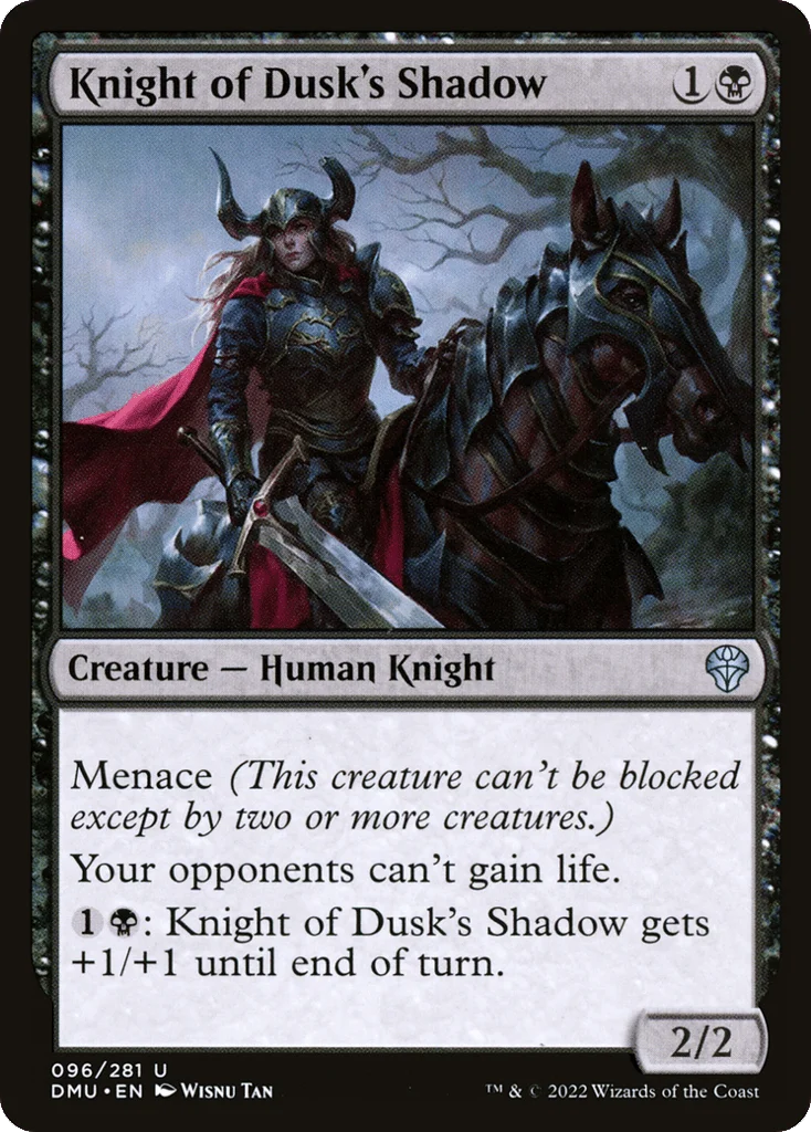 Knight of Dusk's Shadow · Dominaria United