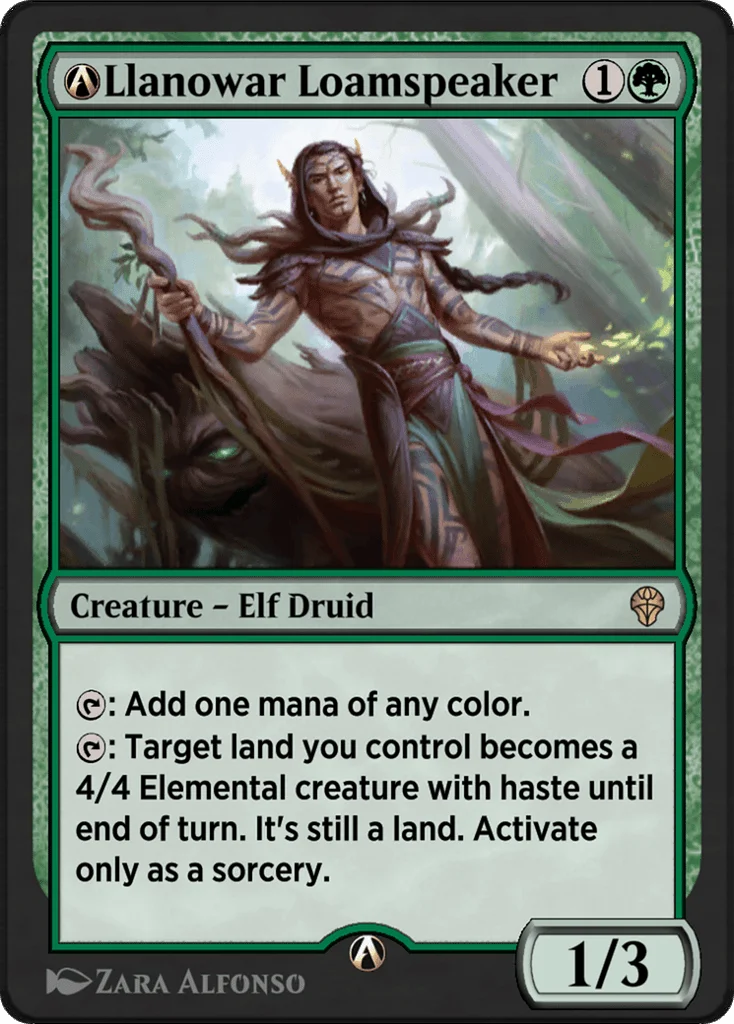 A-Llanowar Loamspeaker · Dominaria United