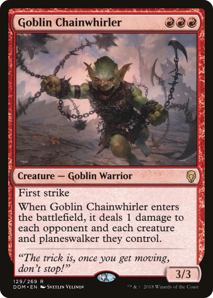 Goblin Chainwhirler · Dominaria