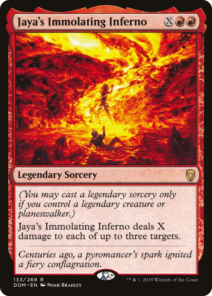 Jaya's Immolating Inferno · Dominaria