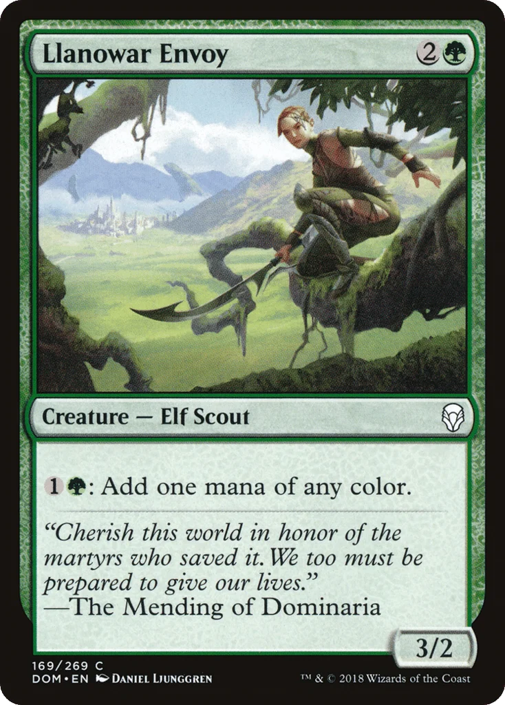 Llanowar Envoy · Dominaria