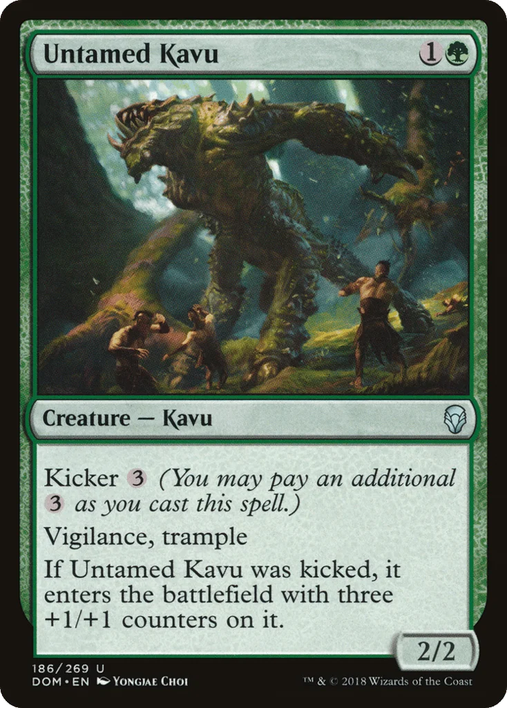 Untamed Kavu · Dominaria