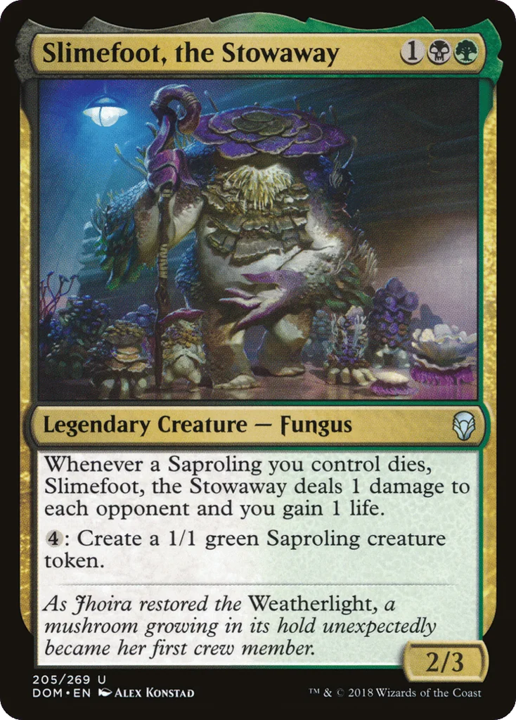 Slimefoot, the Stowaway · Dominaria