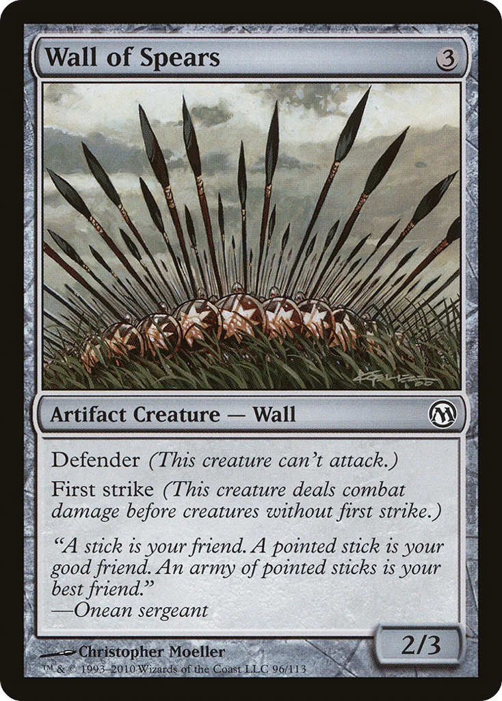Wall of Spears · Duels of the Planeswalkers