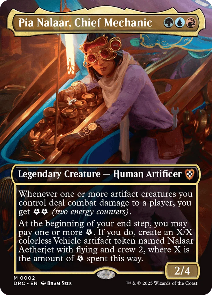 Pia Nalaar, Chief Mechanic · Aetherdrift Commander