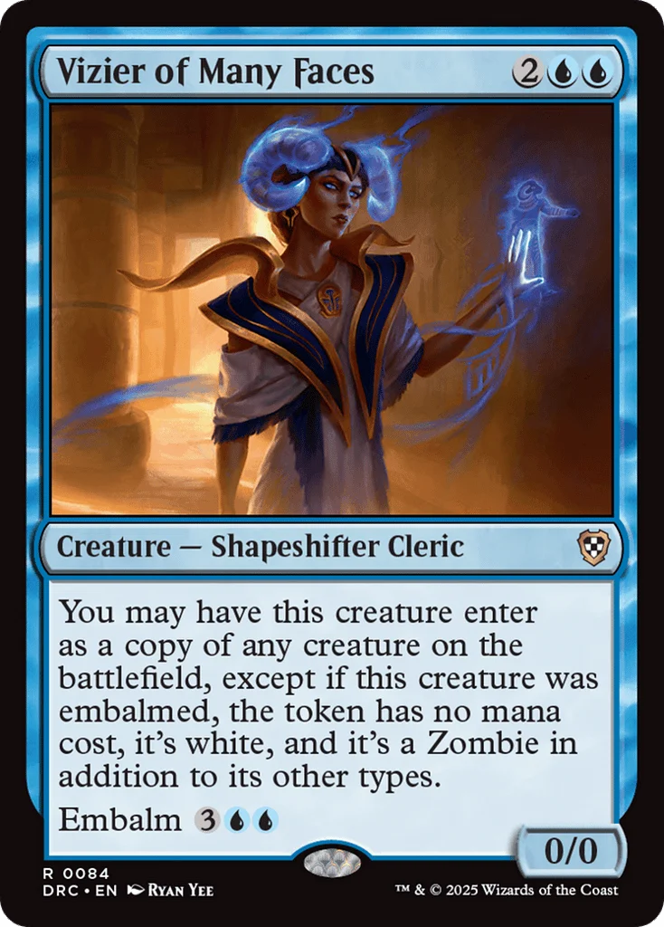 Vizier of Many Faces · Aetherdrift Commander