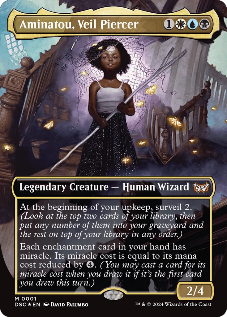Aminatou, Veil Piercer · Duskmourn: House of Horror Commander