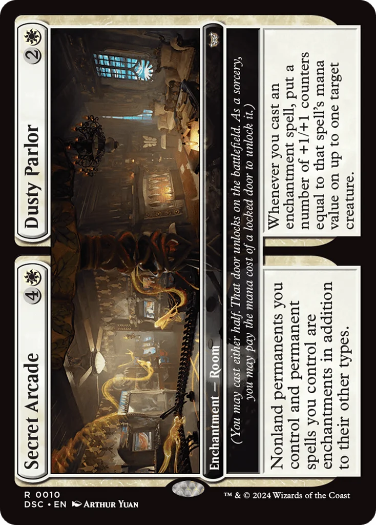 Secret Arcade // Dusty Parlor · Duskmourn: House of Horror Commander