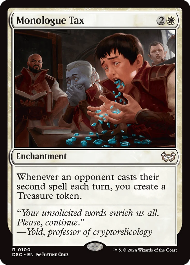 Monologue Tax · Duskmourn: House of Horror Commander