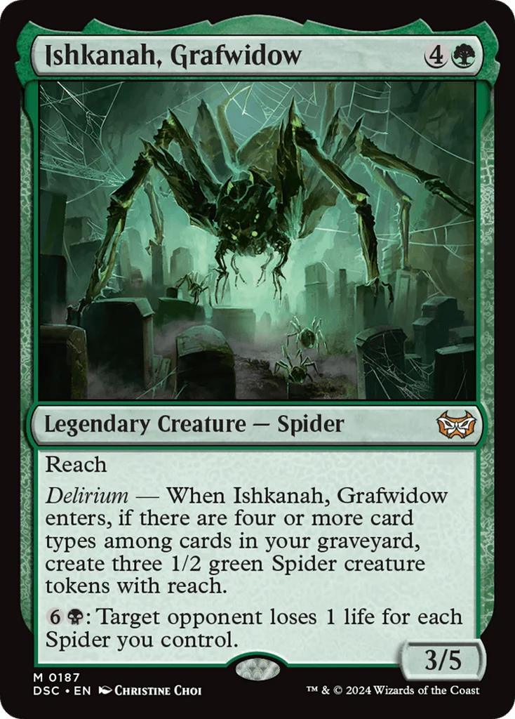Ishkanah, Grafwidow · Duskmourn: House of Horror Commander