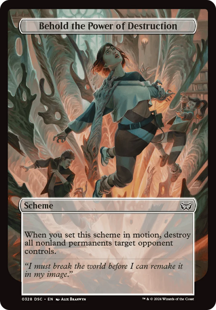 Behold the Power of Destruction · Duskmourn: House of Horror Commander