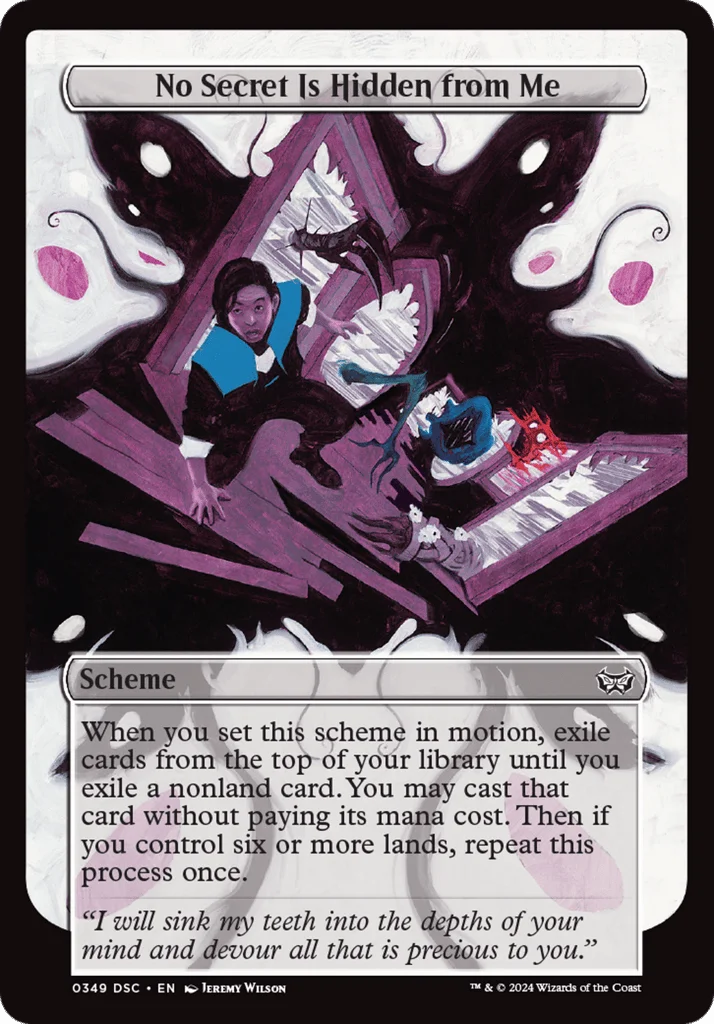 No Secret Is Hidden from Me · Duskmourn: House of Horror Commander