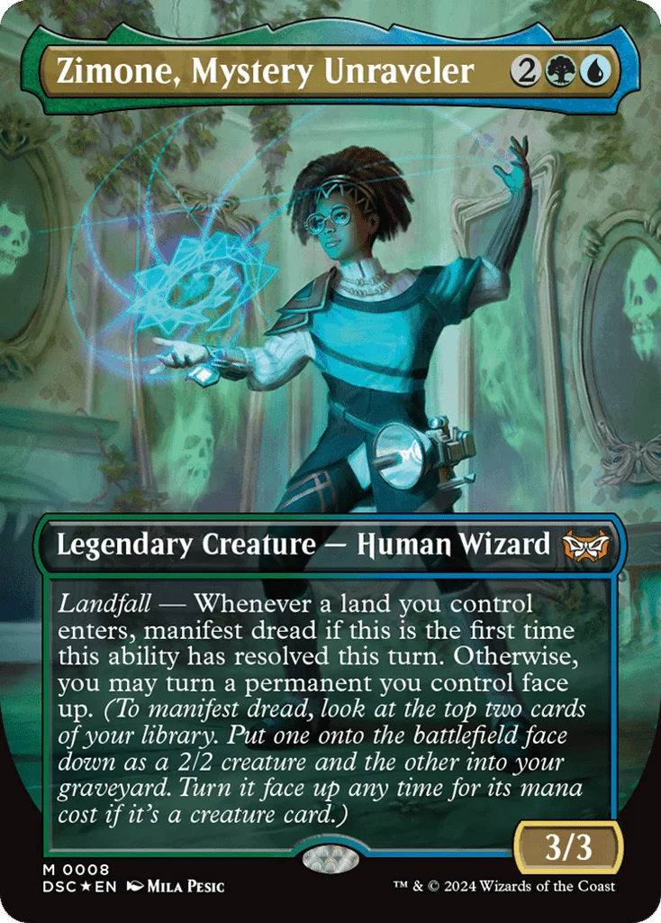 Zimone, Mystery Unraveler · Duskmourn: House of Horror Commander